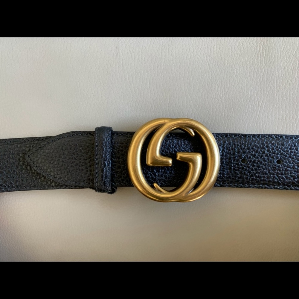 COPY - Men’s wide leather Gucci belt